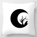 Axyaa Boho Style Ink Painting Pillow Sleeve for Home Decoration