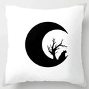 Axyaa Boho Style Ink Painting Pillow Sleeve for Home Decoration