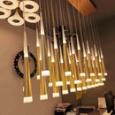 Axyaa Modern Chandelier Pendant for Elegant Dining Room Lighting.