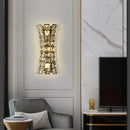 Axyaa Crystal Wall Lamp Small Waist Shape Staircase Light Luxury Master Bedroom Bedside Lighting
