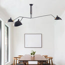 Axyaa Spider Serge LED Pendant Chandelier: Retro Industrial Style, Modern Duckbill Design