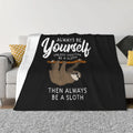 Axyaa Sloth Throw Blanket for Hairys Giant Sofa, Bed Covers, and Blankets