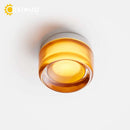 Axyaa Round Glass LED Wall Sconce for Indoor Outdoor Lighting