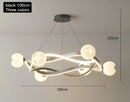Axyaa Modern Ring Chandelier Dining Room Light Nordic Living Room Minimalist Lamp