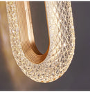 Axya Crystal LED Pendant Lamps for Modern Indoor Home Lighting
