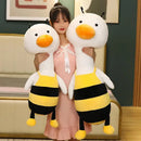Axyaa Bee Duck Plush Doll Sleep Pillow Bedding Toy for Girls
