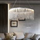 Axyaa Tassel Chain LED Chandelier for Modern Style Living Room & Bedroom