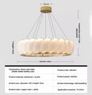 Axyaa Glass Leaf Chandelier: Custom LED Gold Luxury Pendant Light