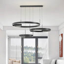 Axyaa Modern LED Chandelier for Simple Living Room Lighting