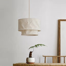 Axyaa Zen Linen Chandelier - Japanese Retro Chinese Style Lamp