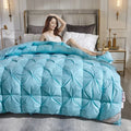 Luxury Axyaa White Goose Down Duvet Core - Warm, Double-Single Size