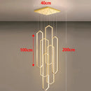 Axyaa Modern Staircase Pendant Lights for Living Room - Indoor Hanging Lamps