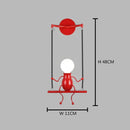 Axyaa Cute Doll Wall Light for Bedroom - LED Indoor Sconce Home Decors