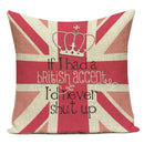 Axyaa British Flag Soldiers Pillow Cover - London England Theme