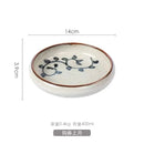 Axyaa 6" Ceramic Kimchi Plate Dish Salad Bowl - Creative Kiln Glaze - Single Plate