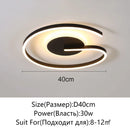 Axyaa LED Round Bedroom Ceiling Light - Modern Minimalist Home Lighting