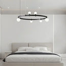 Axyaa Glass Ball LED Chandelier for Home Lighting Décor