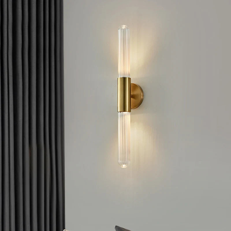 Axyaa White Glass Wall Sconce Gold Metal Lighting E27 110-240V