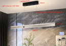 Axyaa LED Pendant Light: Remote Control Dimmable Ceiling Lamp for Dining & Kitchen