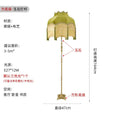Axyaa Vintage Tassels Floor Lamp LED E27 Copper Art Deco Standing Light