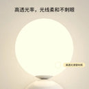 Axyaa LED Wall Light Red Green White Metal Kids Room Sconce White Acrylic Ball