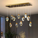 Axyaa Luxury Crystal Chandelier for Living Room, Dining, and Bedroom