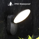 Axyaa 12W Outdoor Wall Lamp - Motion Sensor LED Aluminum Sconce, Waterproof IP65