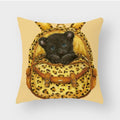 Axyaa Cute Animal Print Cushion Cover 45x45cm for Home Sofa Décor
