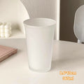 Axyaa Frosted Glass Tumbler 365ml - Versatile Drinking Cup for Coffee, Wine, Juice