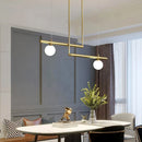 Axyaa Modern Minimalist LED Linear Pendant Light