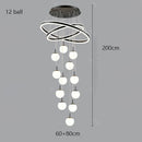 Axyaa Elegant Staircase Chandelier for Home Decoration with Indoor Ceiling Lighting