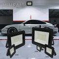 Axyaa LED Industrial Floodlight 10W-100W IP68 for Factory Workshop and Garage