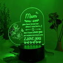Axyaa Love Heart 3D Night-light - Perfect Gift for Sisters and Lovers