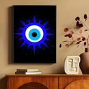 Evil Eyes Abstract Art Canvas Dcor Prints by Axyaa