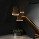 Axyaa Nordic Tassel Chandelier: Minimalist Line Art Pendant Lamp for Home Decor