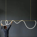 Axyaa Nordic Modern Dimmable Ceiling Chandelier for Home Decor Lighting