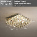 Axyaa Crystal Chandeliers - Luxury LED Ceiling Lights for Home Villa Hotel Decor