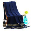 Axyaa Adult Bath Towel: 100% Cotton, Absorbent & Soft for Bath, Beach, or Car Washing