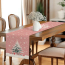 Snowflake Gift Box Table Runner by Axyaa - Elegant Wedding Dining Decor