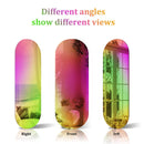 Axyaa Rainbow Iridescent Accent Mirror for Living Room and Bedroom