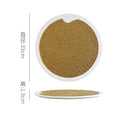 Axyaa Solid Color Pearl Dot Ceramic Sushi Dessert Steak Plate Set for Molecular Cuisine