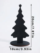Wooden Christmas Tree Ornaments Set for Festive Home Decor by Axyaa
