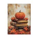 Axyaa Autumn Country Wall Art: Retro Pumpkin & Rooster Canvas Prints for Modern Living Room