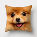 Dog Pattern Cushion Cover for Home Decor by Axyaa