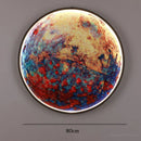 Axyaa Nordic Earth Mural LED Wall Lamps - Modern Planet Art Decor Lighting