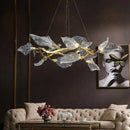 Axyaa Modern Leaf Branch Pendant Chandelier