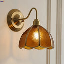 Axyaa Vintage Copper Glass Wall Lights for Bedroom and Kitchen