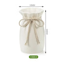 Axyaa White Flower Vase Modern Home Decor Dining Table Ornaments