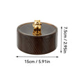 Axyaa Round Plastic Serving Tray with Lid: 1/2/3 Layer Snack Fruit Tray, Dried Fruit Candy Storage Box