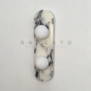 Axyaa Marble LED Wall Light Brass Glass Bedroom Sconce Stairs Lamp Hotel Shop Decoration